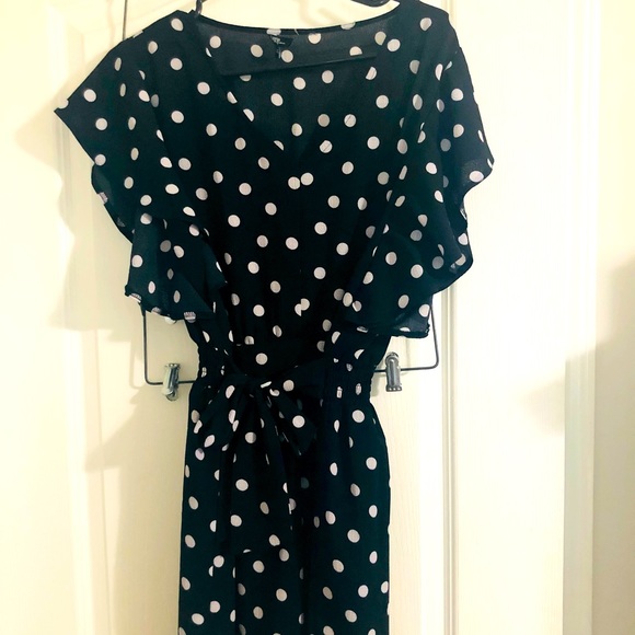 Black and white poka dot dress - Picture 1 of 2